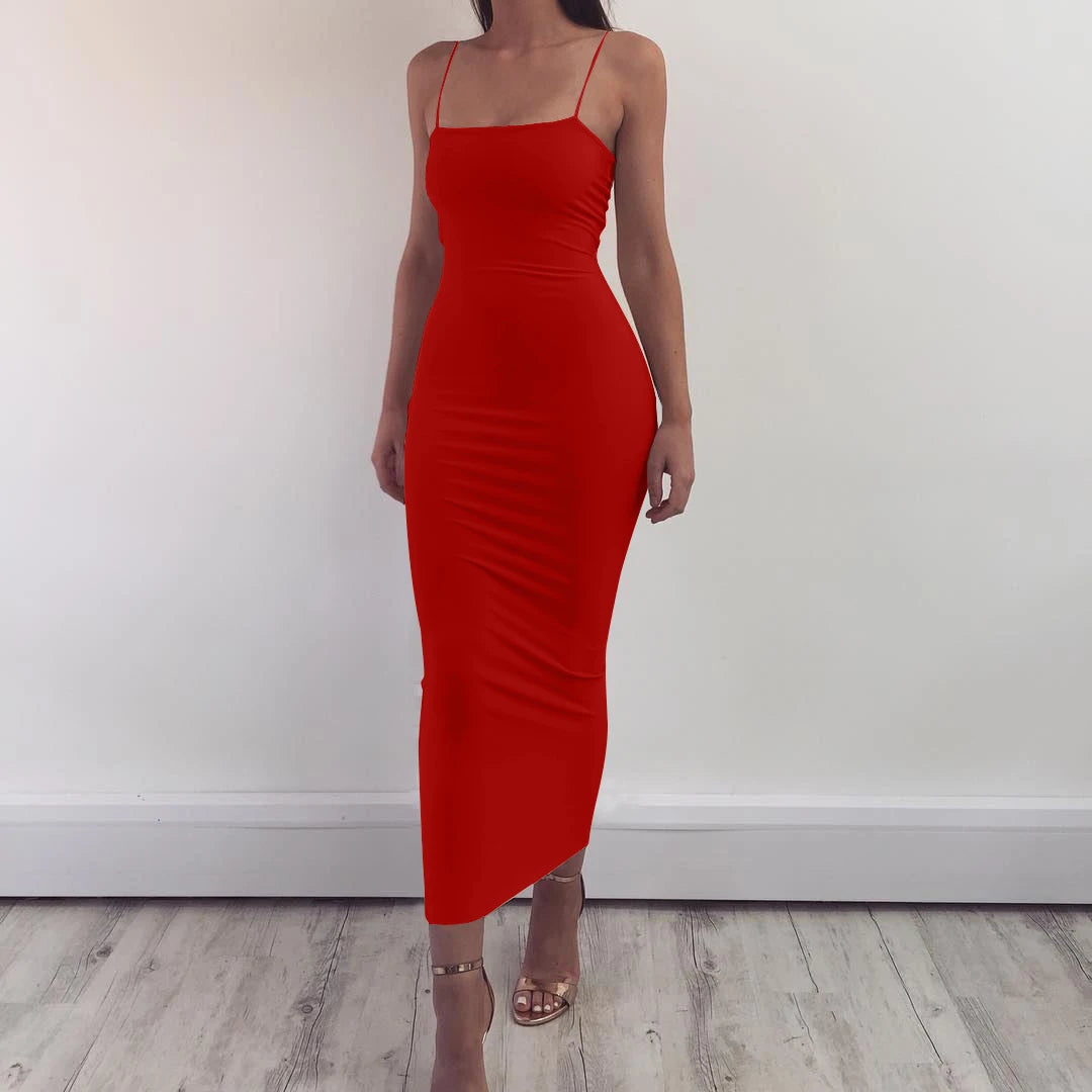 Women'Summer Long Sling Dress