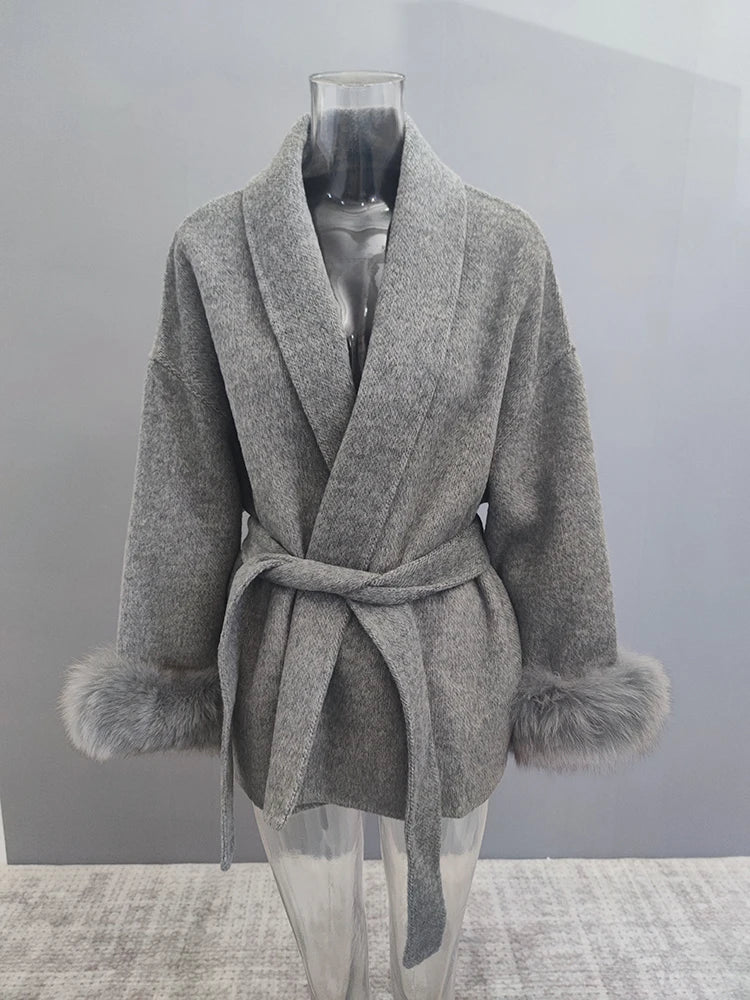Elegant Lady Overcoat