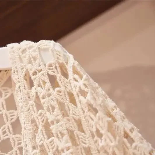 Casual Long Sleeve Lace Cardigan