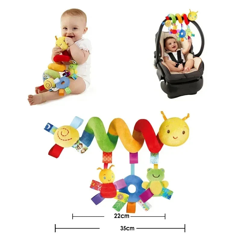 Soft Baby Crib Hanging Rattles Toy Set