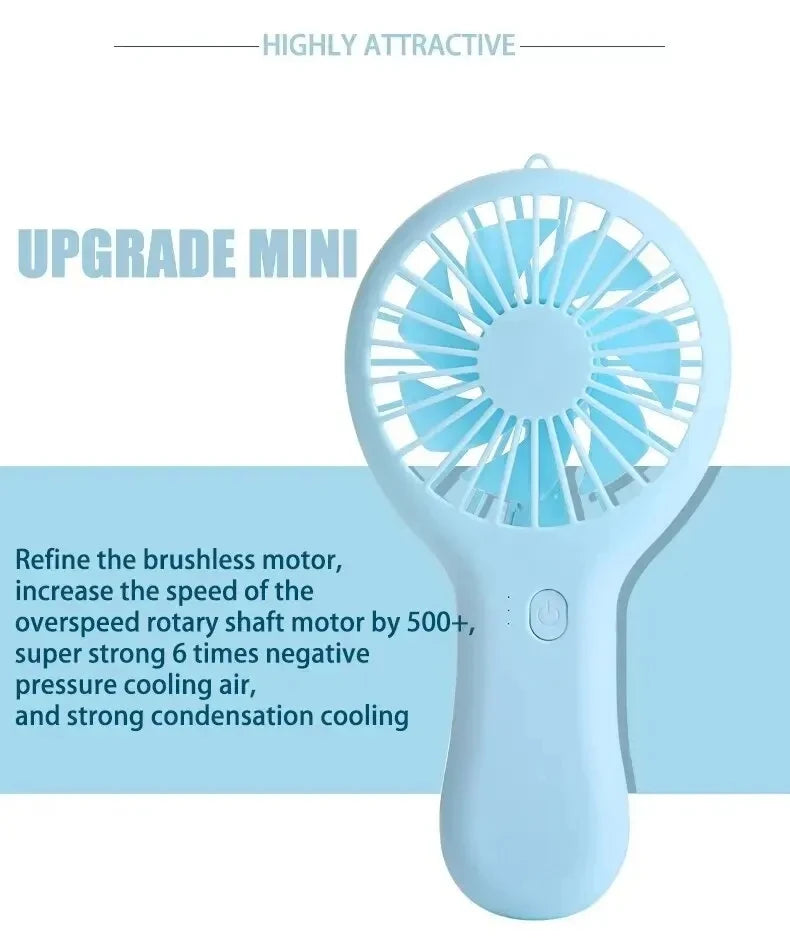 Portable USB Charging Handheld Mini Fan