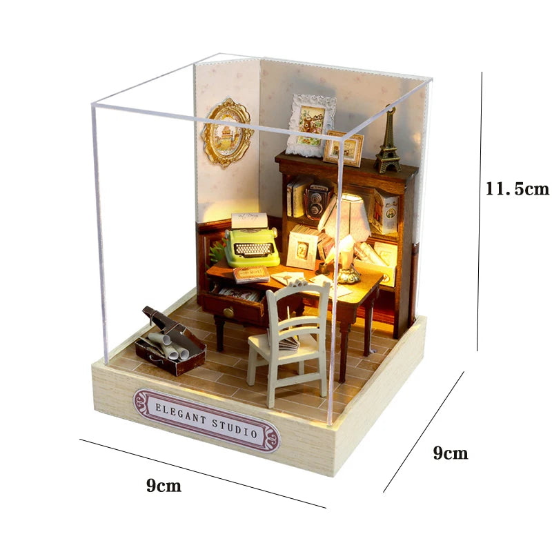 Mini DIY Flower Doll House Kit