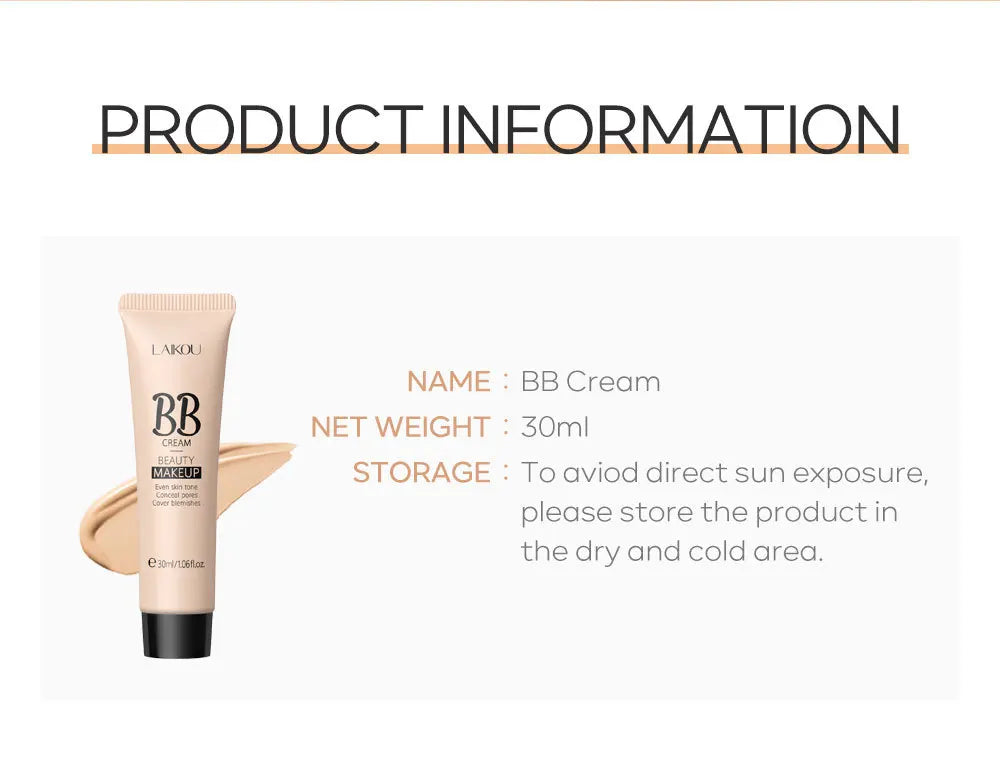 30ml 6-Color Concealer BB Cream