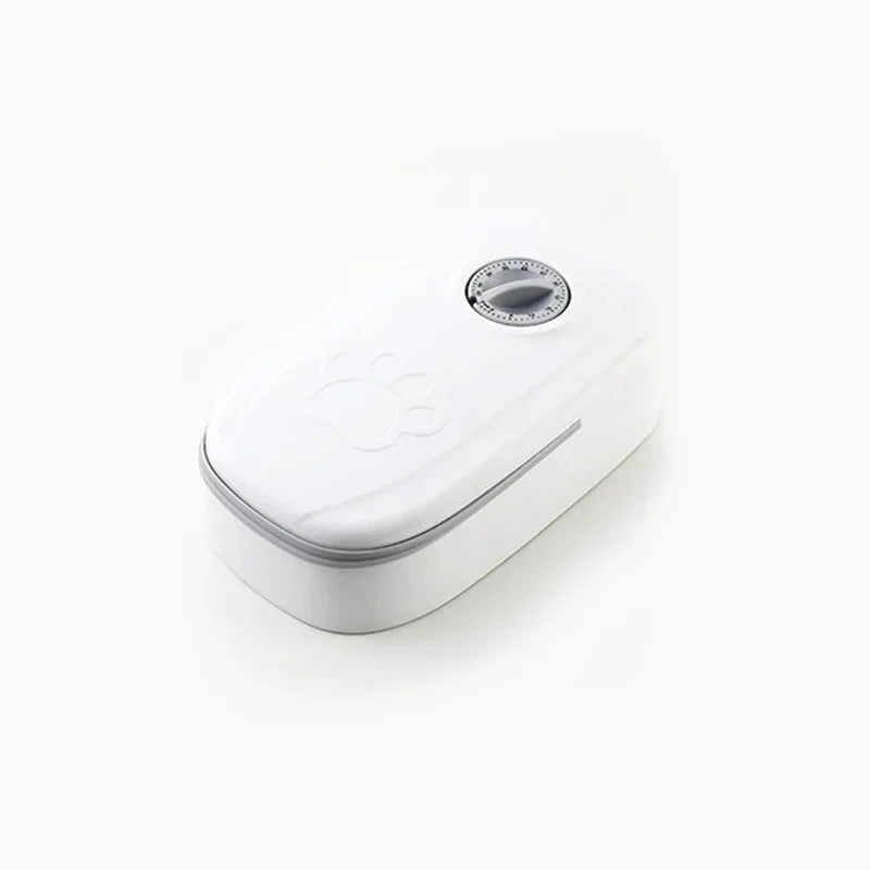 Automatic Timing Feeder Large Capacity Dry & Wet Food Container Electric Dog Double Dish Bowl For Cats Dogs