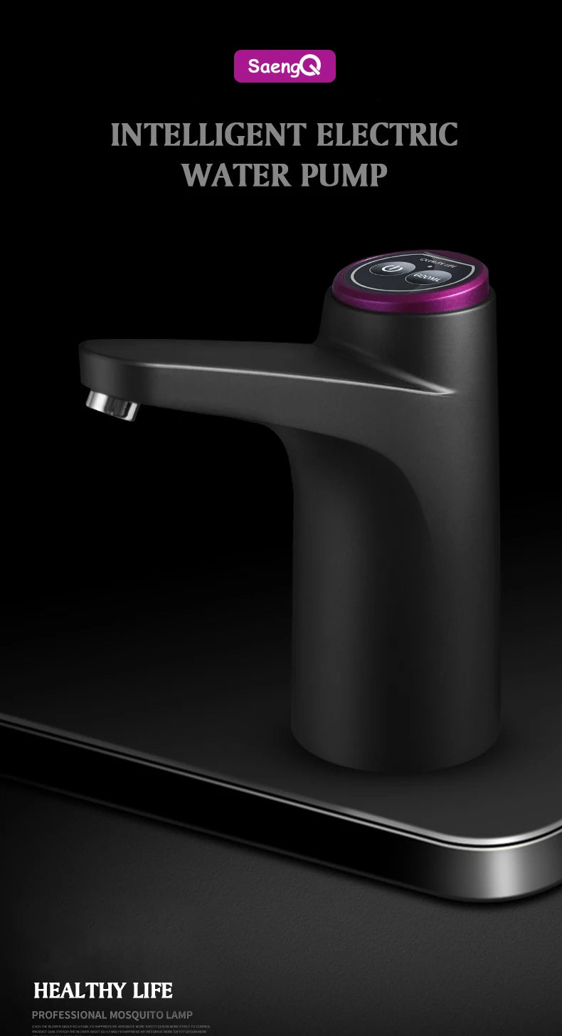saengQ Automatic Water Pump Bottle Electric Water Dispenser