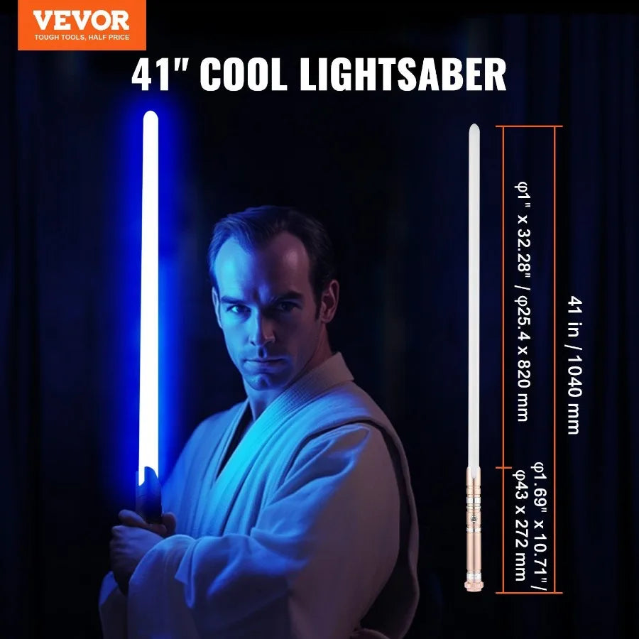 Lightsaber 12 RGB Colors 41 Mute Sound Rechargeable Dueling Light Saber