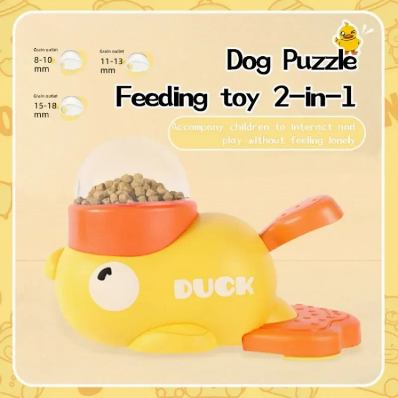 Duck-Shaped Pet Toy Feeder – Eco-Friendly, Non-Toxic Foraging Toy for Birds & Small Animals