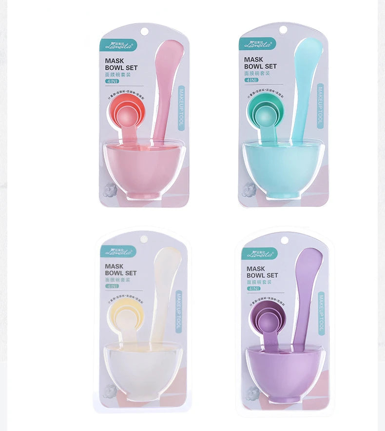 9/6pcs Facial Mask Bowl Set – DIY Beauty Tools with Bowls, Brushes, Spoons, and Sticks for Face Care