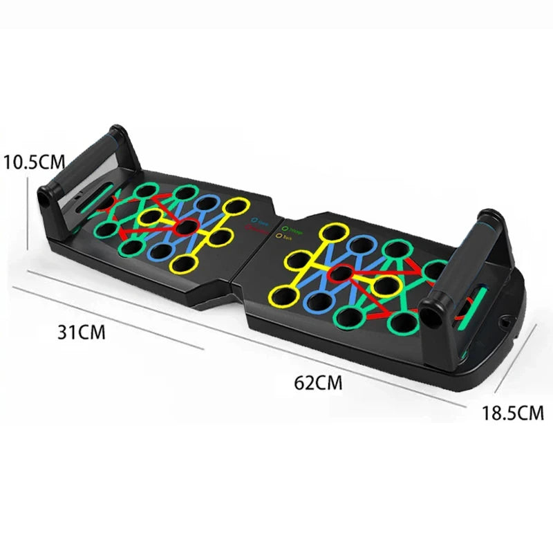 Portable Multifunctional Push-up Board Set With Handles