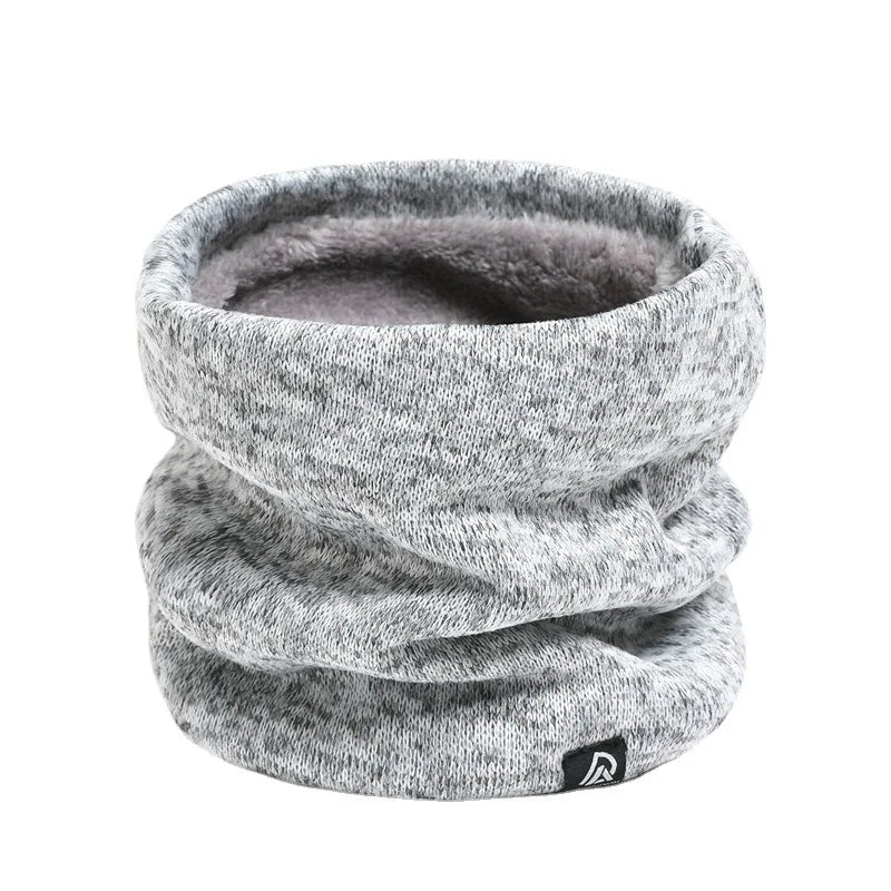 Unisex Solid Cashmere Ring Scarf