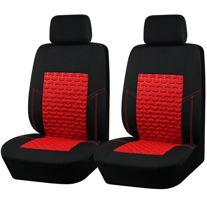 AUTOPLUSUniversal 2 Front Car Seat Covers Car Accessories Interior Fit For Most Car SUV Truck Van With 3mm Sponge Seat Cover Car