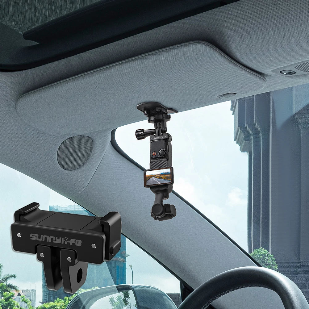 Quick Release Magnetic Mount Adapter 1/4 Screw Foldable Extension Bracket Tripod Adapter for DJI Osmo Pocket 3 Camera