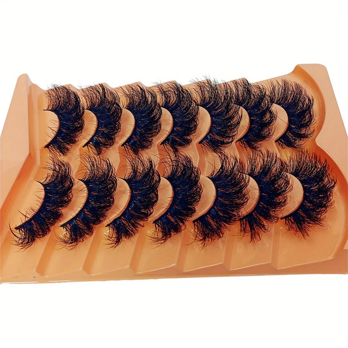 21Pairs 3-Pack 3D fluffy false eyelashes for dramatic false eyelashes Messy False Eyelashes Fluffy Thick Lashes