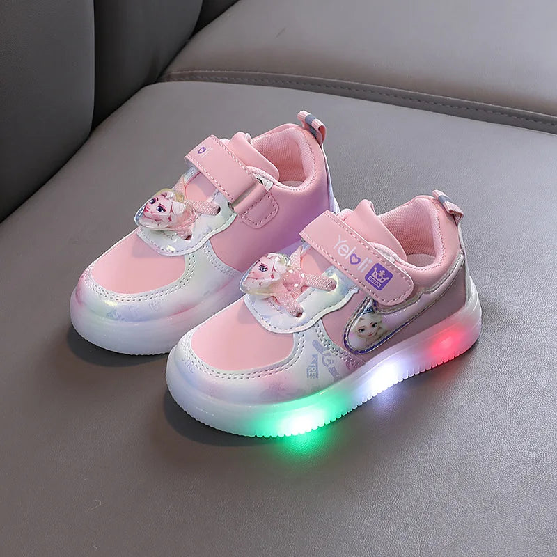 Kids’ Disney LED Sneakers – Light-Up Shoes for Boys and Girls