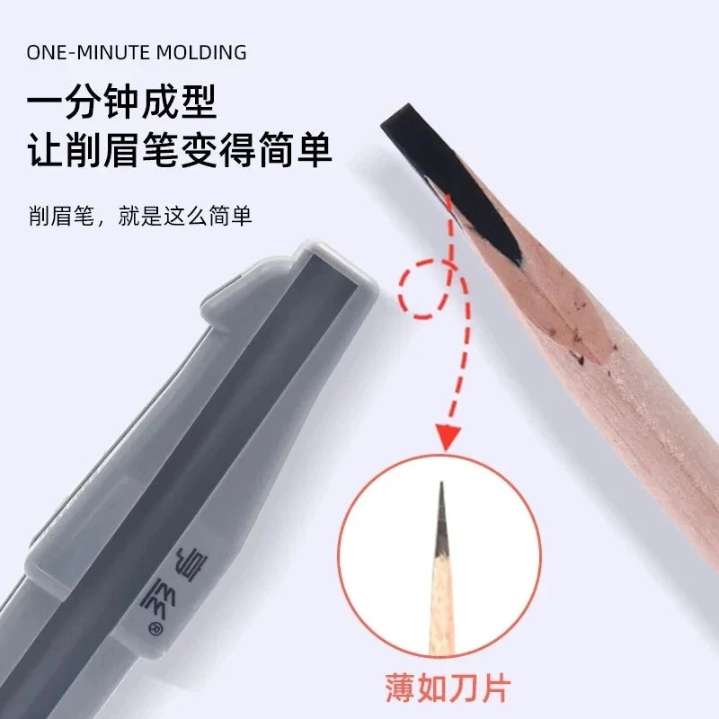 1pcs Micro Blading Wooden Eyebrow Pencil Sharpener