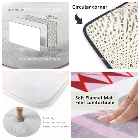 Nordic Light Luxury Living Room Rugs Modern Simplicity Style Bedroom Carpet Room Decor Non-slip Floor Mats Big Size 200x300