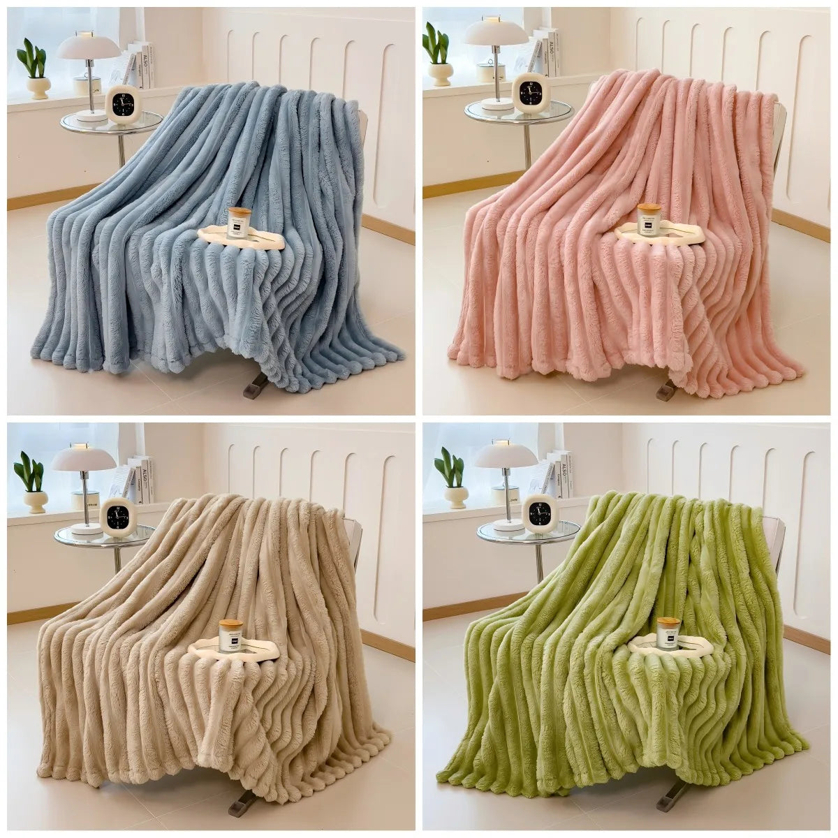 Striped Multi-functional Blanket