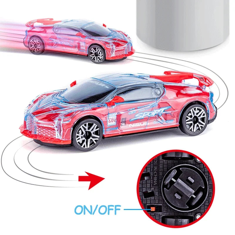 Children Toys Cars Cool Universal Wheel Toy Car with Sound Electric Inertial Toy Sports Car Glowing Toy Car Kids Boy Toys Gift
