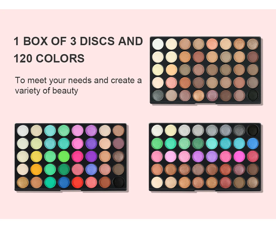 POPFEEL 120 Colors Eyeshadow Palette
