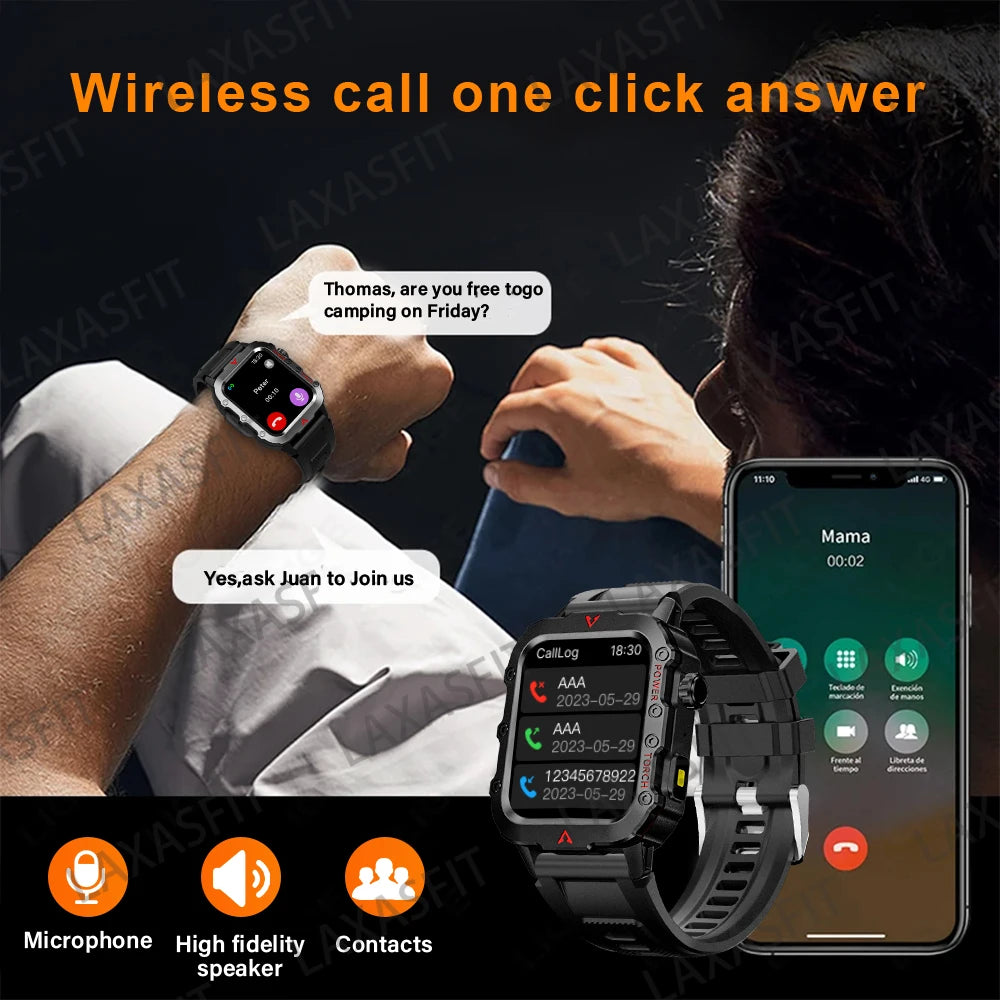 LAXASFIT LED Bluetooth Smart Watch