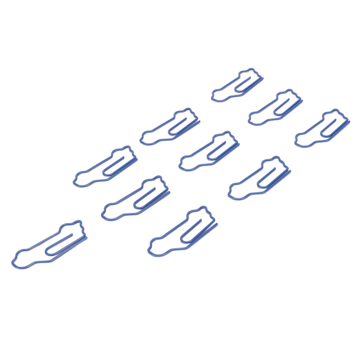 100PCS Shaped Paper Clips Car Shape Metal Cute Light Portable Clips for Document File Classification Clips