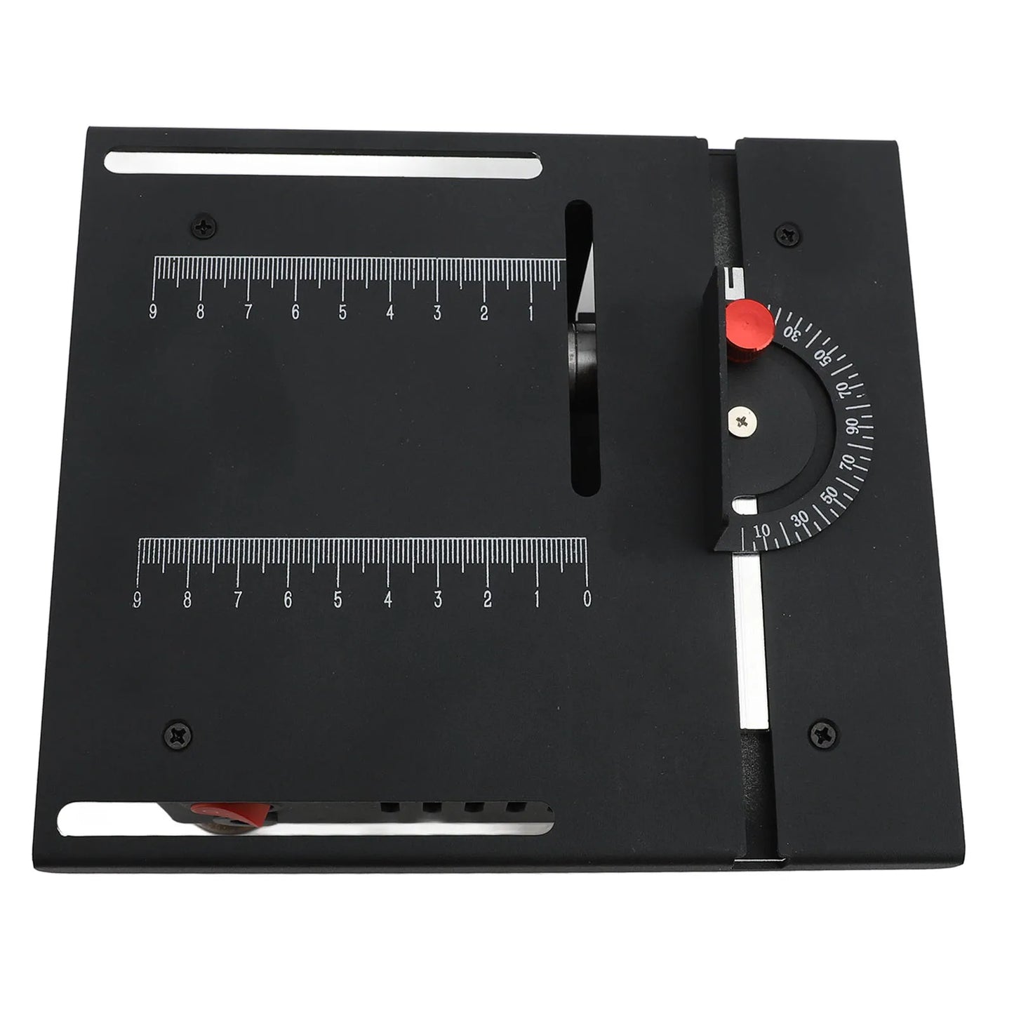 Table Saw 7 Speeds 100W Multifunctional Dust Collection Box Desktop Electric Saw Cutter for Wood PCB Acrylic Plastic
