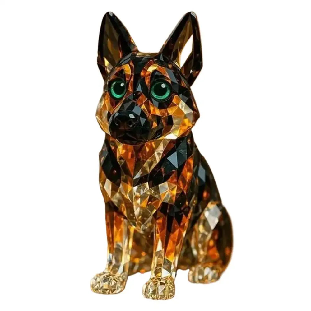 Crystal Animal Figurines Realistic Animal Holiday Collection Handcrafted Collectibles Portable Space-Saving Sculpture For Table