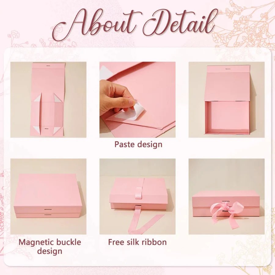 Personalized Gift Box for Large Birthday Gift Box, Wedding Gift Box, Bridesmaid Gift Box, Baby Keepsake Box, Luxury Gift Box