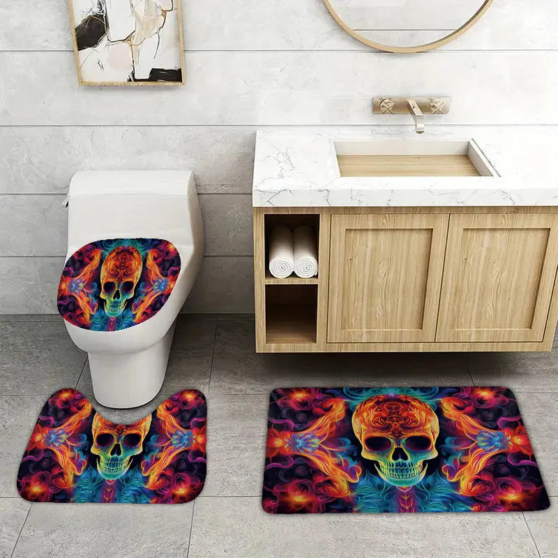 3pcs Halloween Bathroom Set