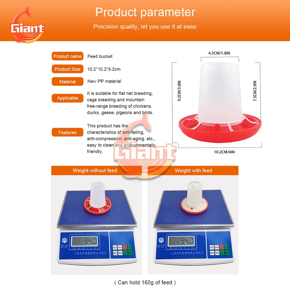 Chicken Chick Feeder & Waterer – Manger Grid Design for Easy Feeding and Drinking