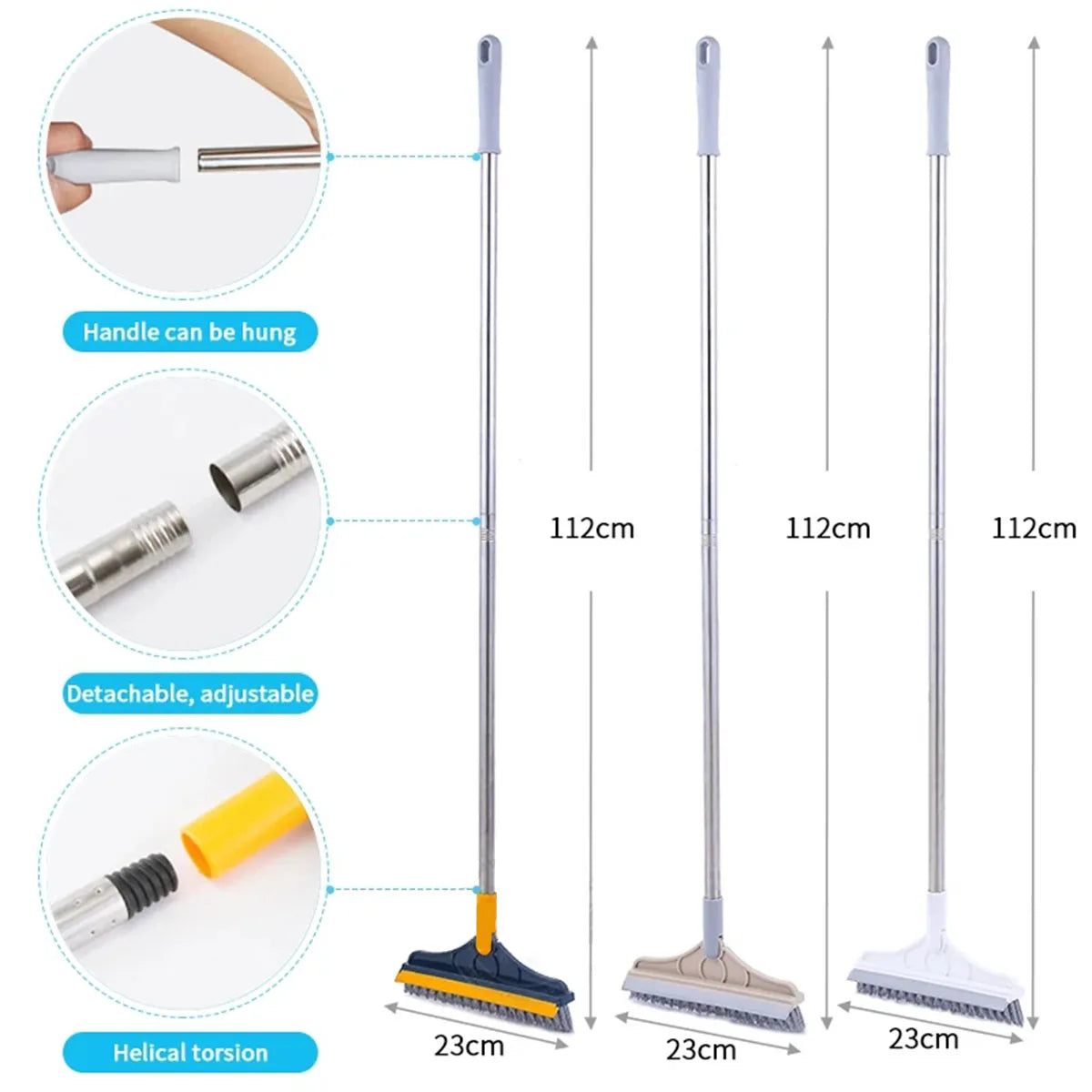 Bathroom Floor Brush Wash the floor Brush the ground Seam Brush Tile Long Handle Wall Wash Toilet Cleaning