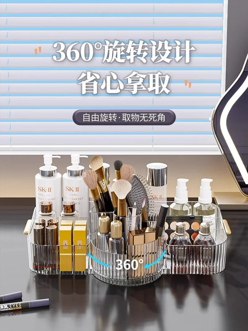 360° Rotating Makeup Brush Holder