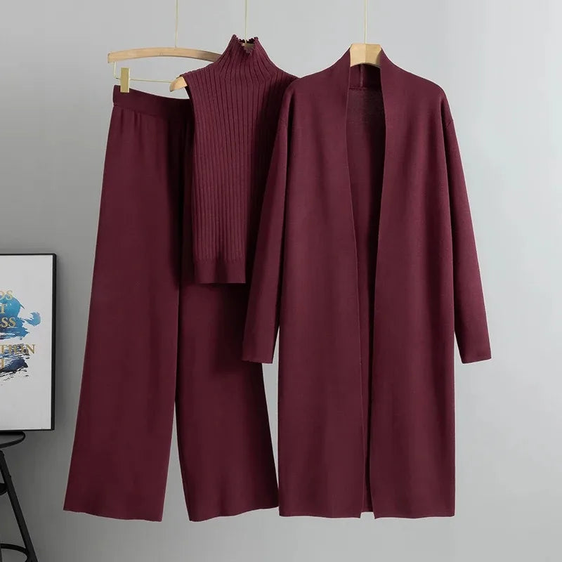 3 Piece Women Cardigan