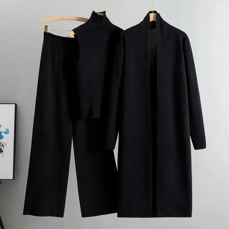 3 Piece Women Cardigan