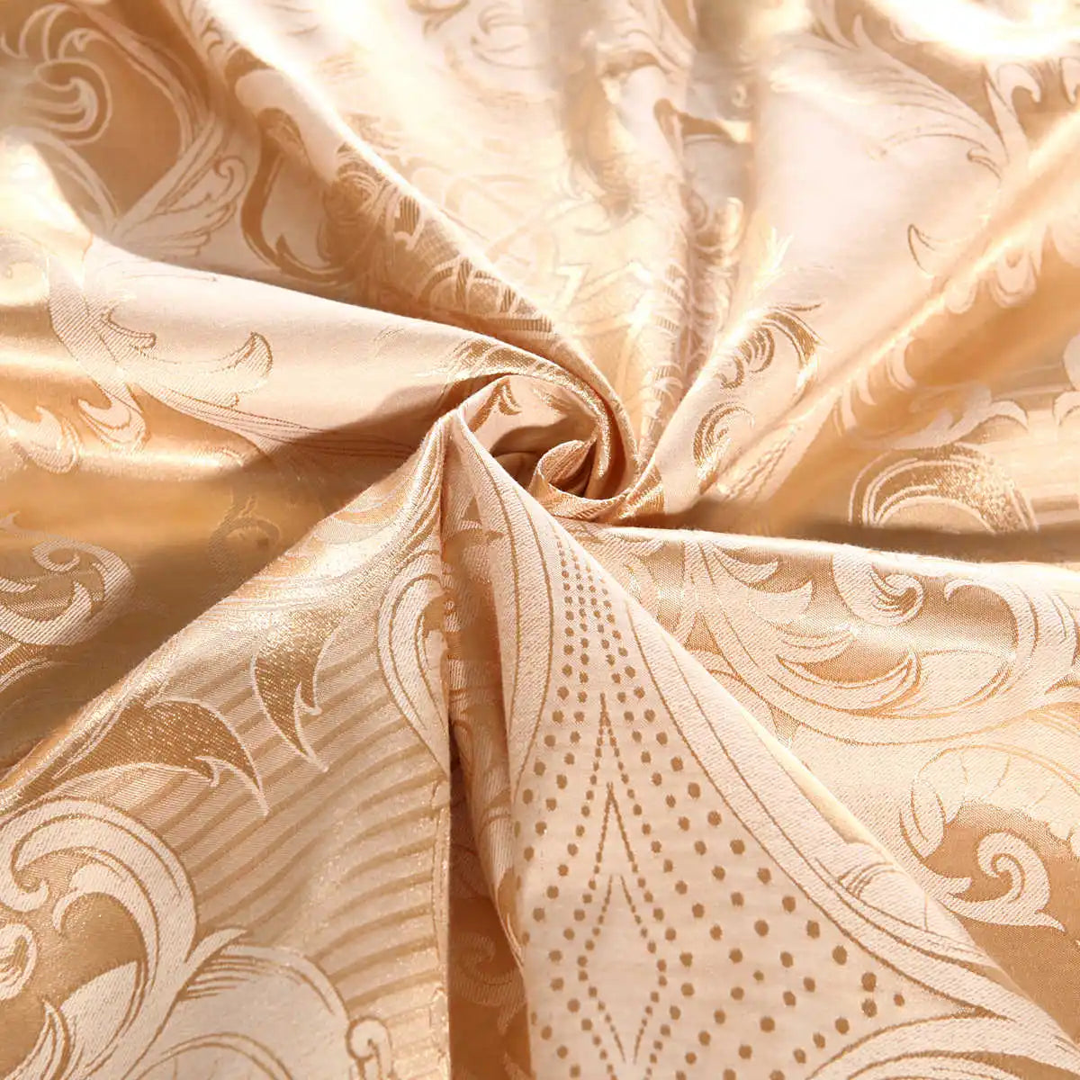 Floral Jacquard Satin Duvet Cover
