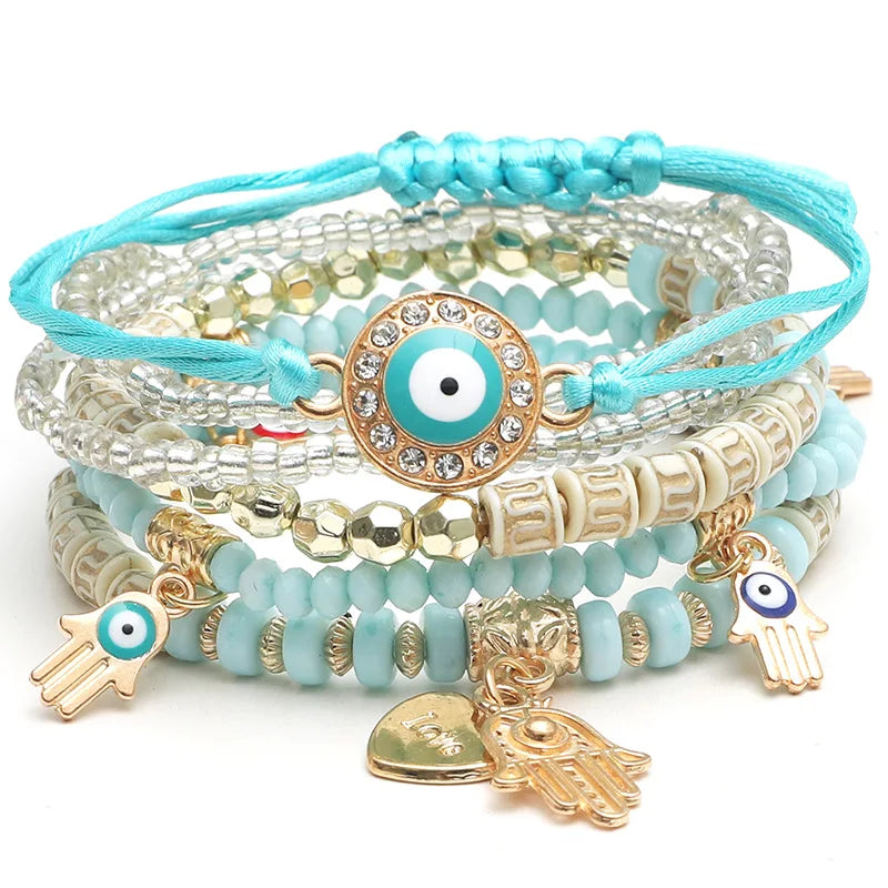 6Pc Set Bohemian Bracelet Set