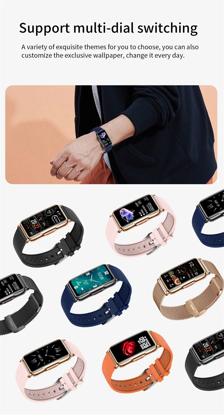 Full Touch GPS Fitness Smart Watch