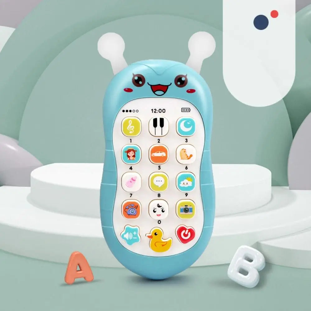 Simulation Phone Electronic Baby Cell Phone Toy Electronic Voice Toy Phones Musical Toys Silicone Safe