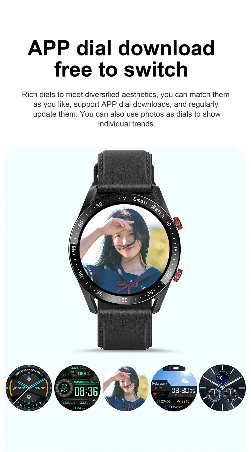GT Series Smart Watch For Android IOS