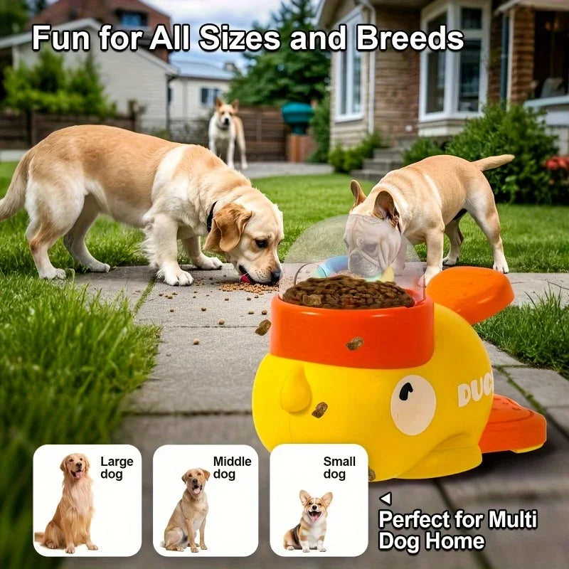 Automatic Pet Feeder Toy – Interactive Slow-Feed Bowl for Cats & Dogs, Fun Training Reward Game, No Batteries