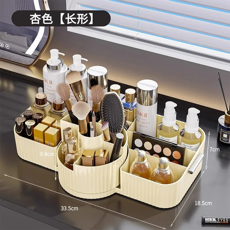 360° Rotating Makeup Brush Holder