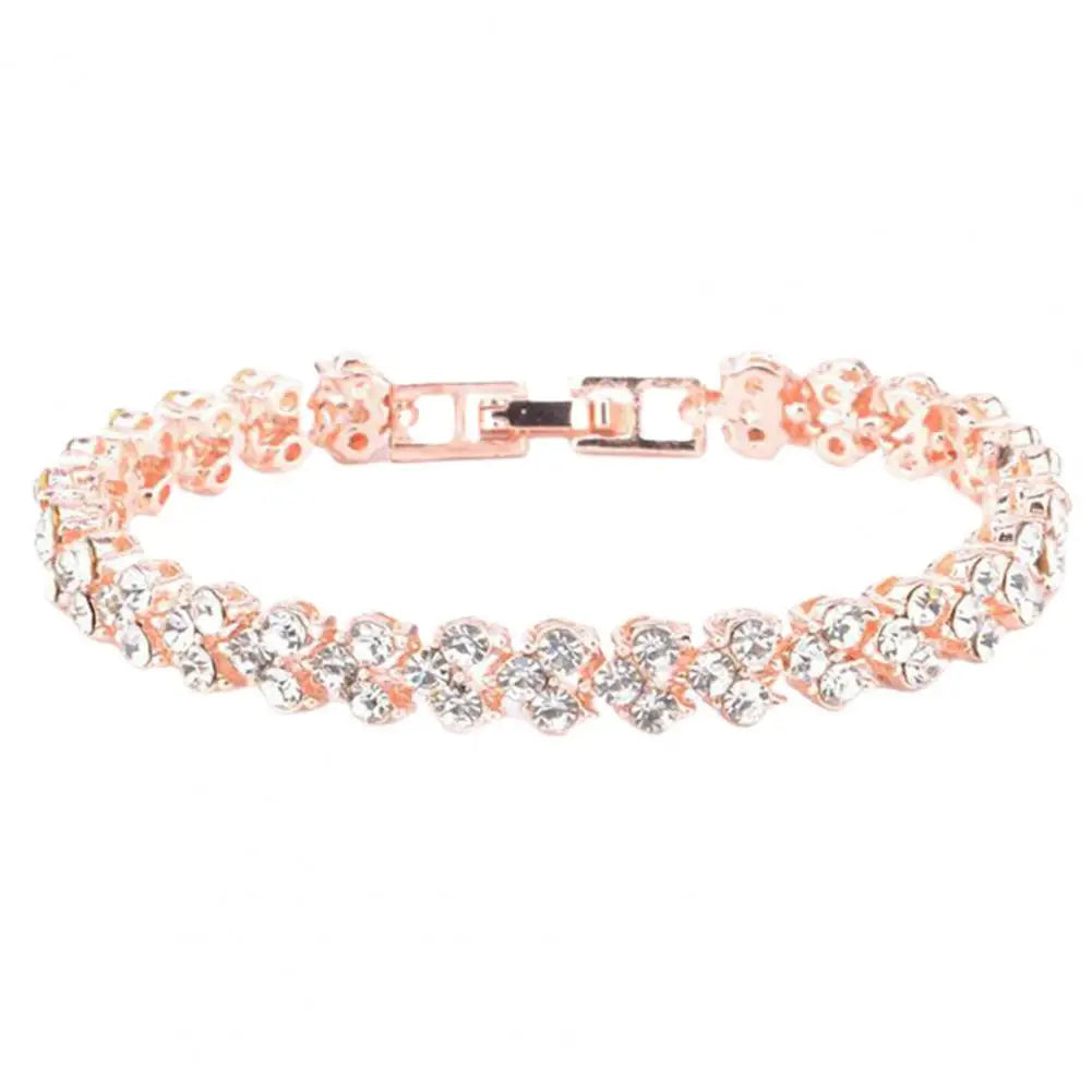 Cubic Zircon Rhinestone Elegant Bracelet
