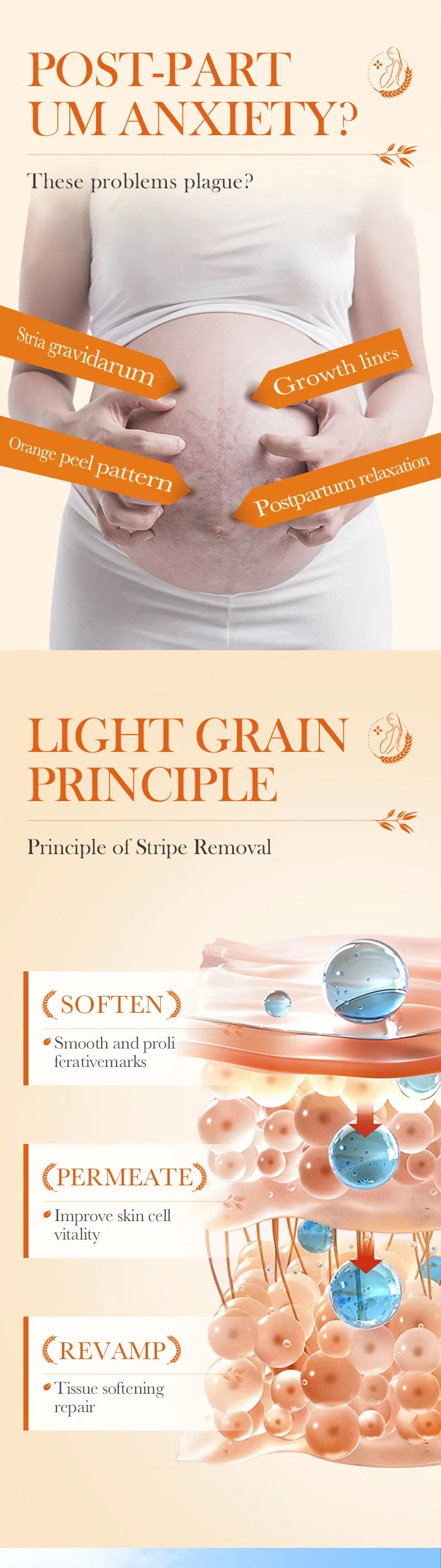 Stretch Marks Permanent Removal Cream