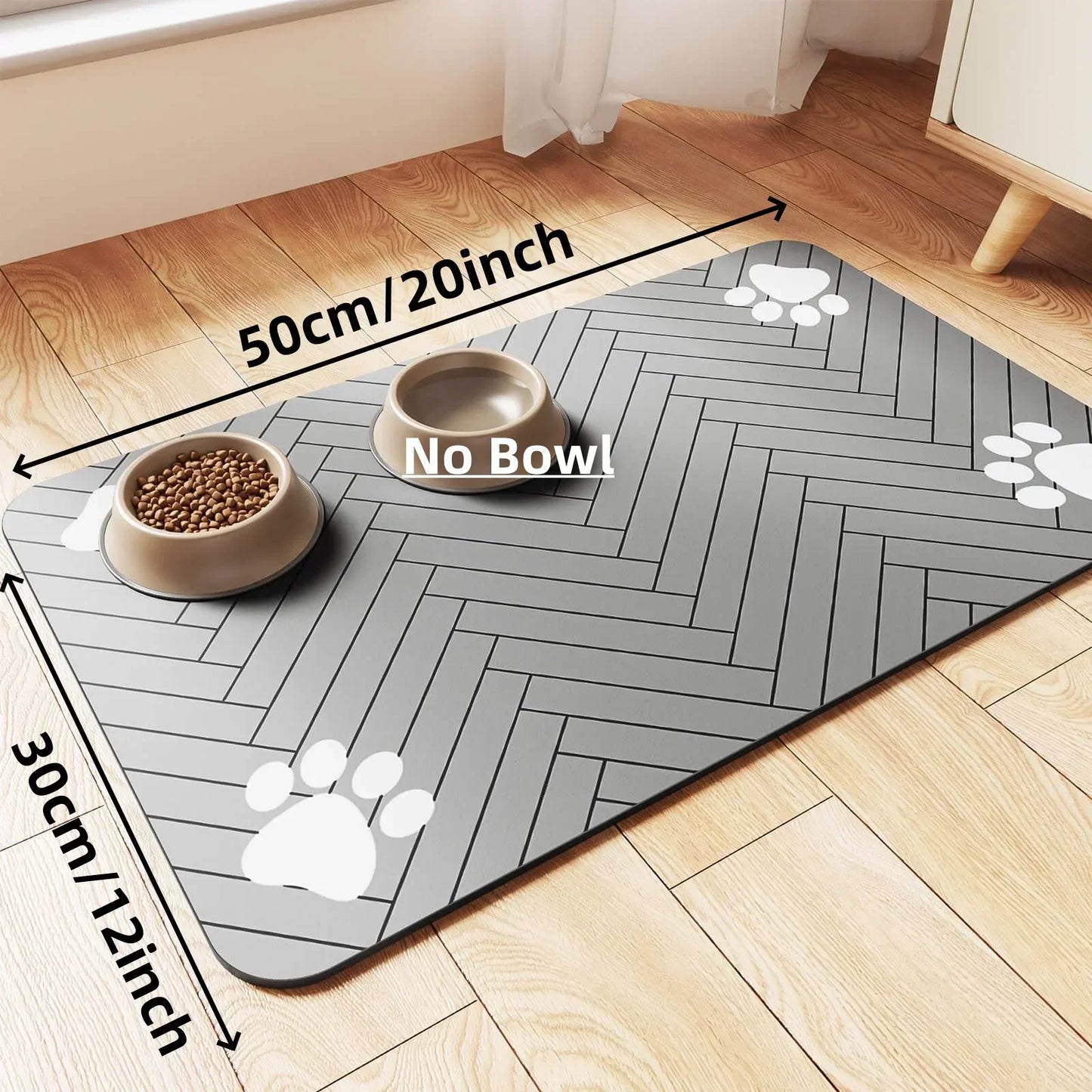 Pet Feeding Mat – Non-Spill, Non-Slip Waterproof Silicone Placemat for Cats & Dogs