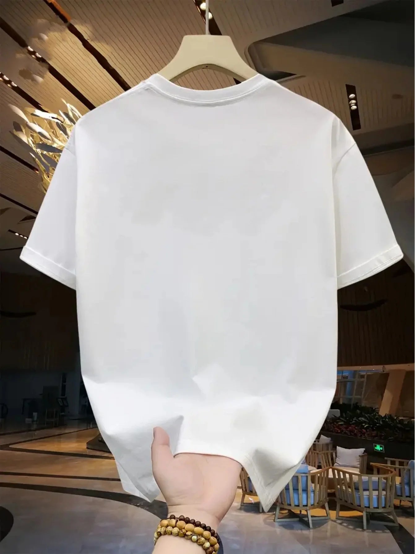 Men'S Cotton T-shirt, Casual All-Matching Base Clothes, Comfortable Sports Top