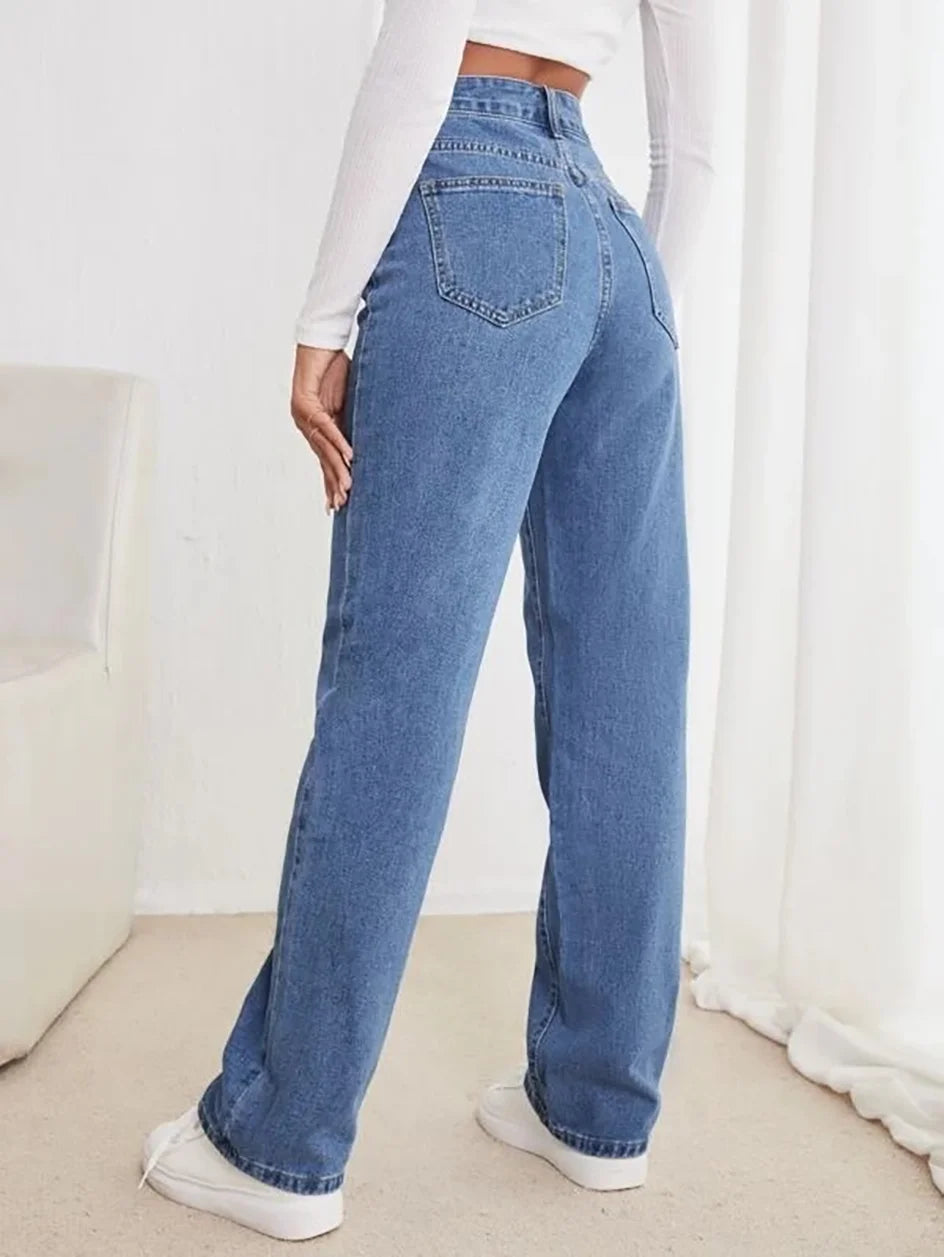 Women's Loose Straight Jeans