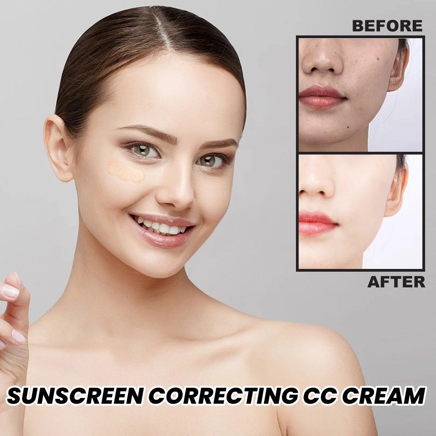 CC Foundation Cream Natural Moisturising Waterproof Brightening Foundation