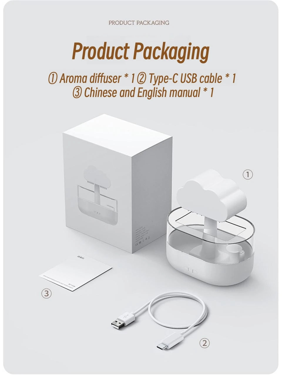 Mushroom Shape Wireless Fragrance Diffuser