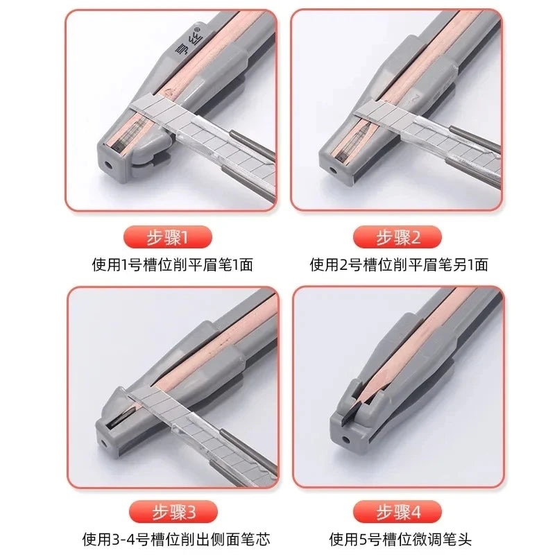 1pcs Micro Blading Wooden Eyebrow Pencil Sharpener