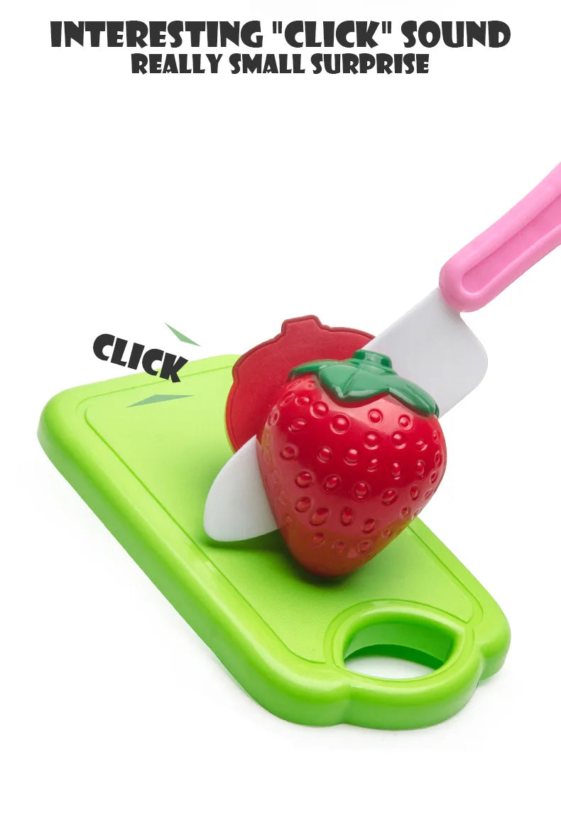 Kitchen Fun Cutting Fruits and Vegetables Food Play House